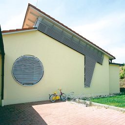 Schrägbeschattung rund